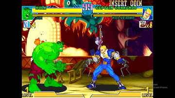 Hulk VS Captain Commando | Marvel vs Capcom - clash of super heroes | EP-389 | #BlusterGameX