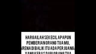 Hargailah sekecil apapun perjuangan seorang ayah