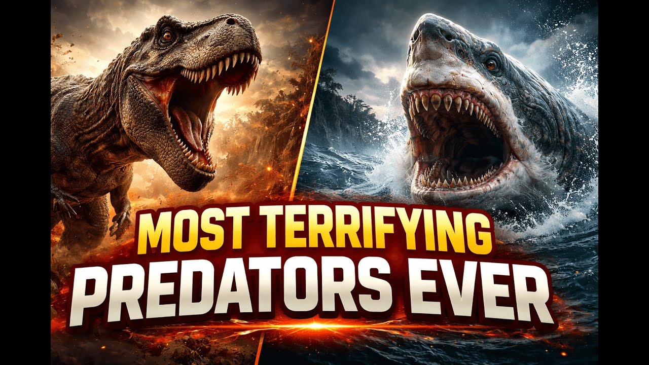 Most Tricky Predator Megalodon to T-Rex: The Most Terrifying Predators Ever - YouTube