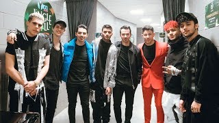 CNCO conoce a los Jonas Brothers!!!