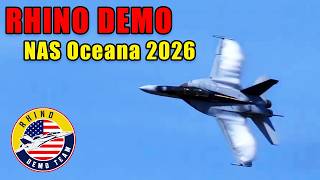 F/A-18 Super Hornet Rhino Demo FULL DEMO – VFA-106 | NAS Oceana Air Show 2026 | Virginia Beach, VA