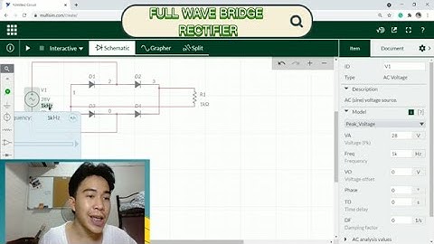HALF WAVE RECTIFIER, FULL WAVE BRIDGE AND CENTER TAPPED FULL WAVE RECTIFIER IN MULTISIM