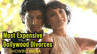 Most expensive Bollywood Divorces on ShowBiz India TV