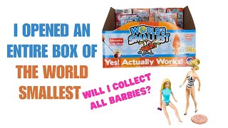 I opened an entire box of The World's Smallest.  Will I collect all Barbies?