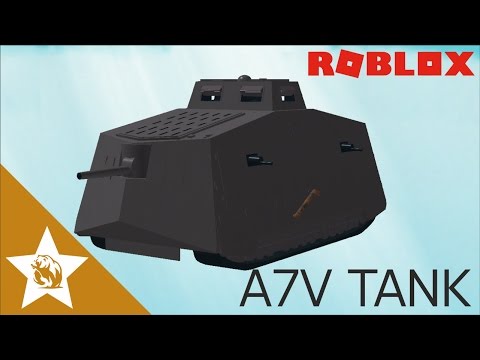 Roblox Speedbuild Ww1 German A7v Tank Youtube - roblox speed build tank