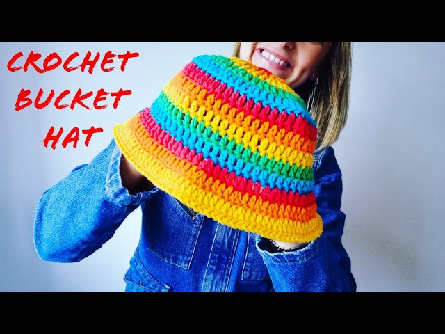 【citybreeze】バケハ Ribbon Point Crochet Bucket Hat How to Crochet Bucket Hat for Beginners Quick and Easy#pride