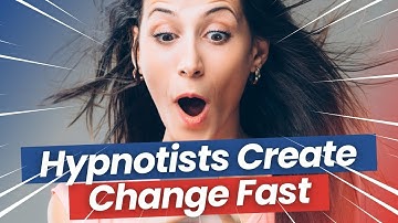How Hypnotists Create Change Fast - The New Behavior Generator
