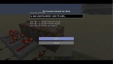 Stasis Field via Command Block Parameters in Minecraft Snapshot 12w38b