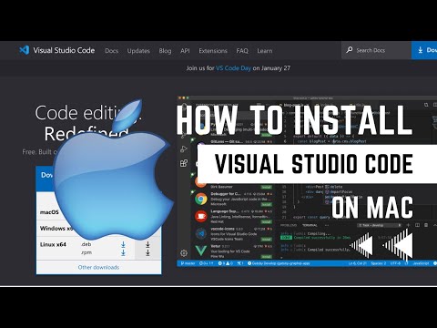 How to install Visual Studio Code on Mac