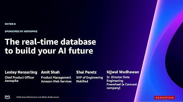 AWS re:Invent 2023 - The real-time database to build your AI future (DAT206)