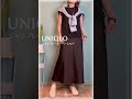 【50代のユニクロコーデ】UNIQLOシャンブレーオーバーシャツ着回しコーデ　#デニム #ユニクロコーデ #fashion #コーデ #40代コーデ #50代ファッション