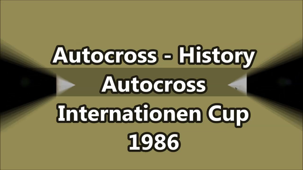 Autocross Nationen Cup 1986