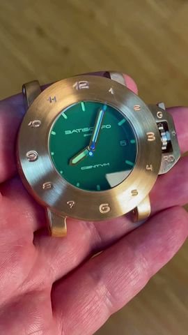 Batiscafo Quadro45 bronze dive watch
