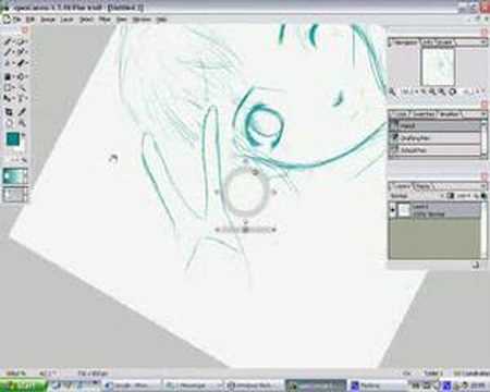 Mitsuki Hideki Peace! Opencanvas drawing (sketch)