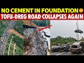 Shocking! No Cement in Foundation, China’s Tofu-Dreg Highway Collapses Again, Dozens of Cars Fall