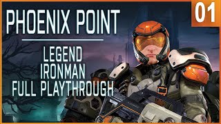 Let's Play Phoenix Point Playthrough - Legend Ironman Episode 1 (Hardest Difficulty)