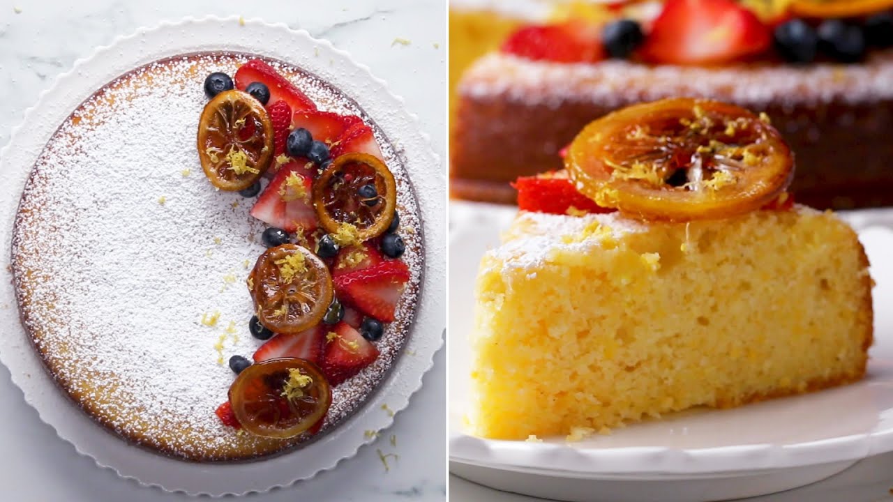 How To Bake A Lemon Ricotta Cake • Tasty