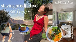 VLOG: staying productive yet ✨ free ✨ | days in my life ( spiritual chats, cooking, work out ) by Julia Ayers 9,190 views 1 month ago 27 minutes