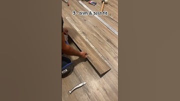 How to Replace Damaged Flooring Plank! DIY