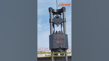DD105 Guide Rod Diesel Hammer for Steel Round Piles#piling #chinafactory #piledriver #hammer