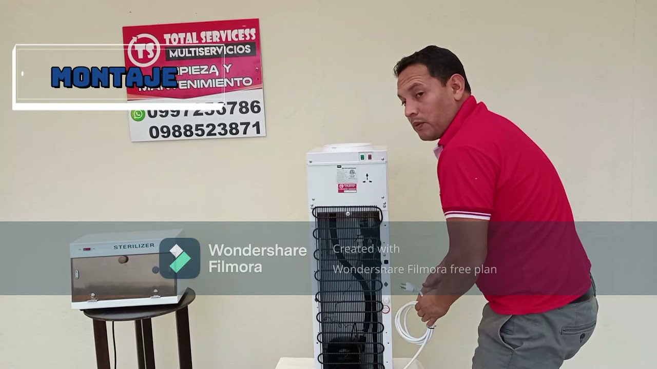 Limpieza Dispensador de Agua