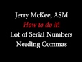 Excel commas   jerry mckee