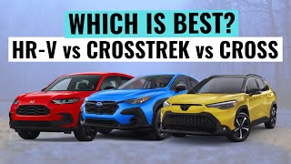 2024 Subaru Crosstrek VS Toyota Corolla Cross VS Honda HRV Comparison Review