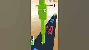 Stack Colors gameplay level 153 shorts