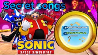 SECRET SONGS LOCATION (sonic speed simulator)!!!!!