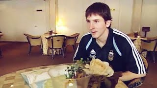 Leo Messis First Interview Proves He Was Born Ready Oh My Goal
