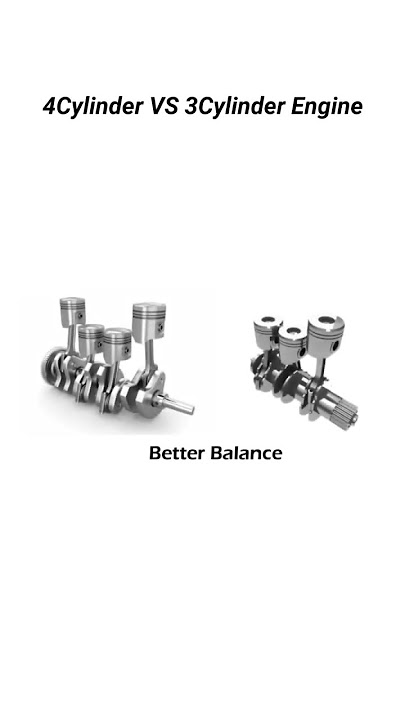 4 cylinder vs 3cylinder engine #ytshorts #automobile #automotive