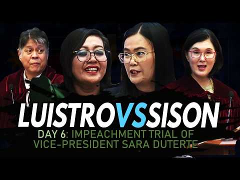 Day 6: VP Sara Duterte Impeachment Trial | Sagutan sa pagtanggal na witness si Zuleika Lopez (3/3)