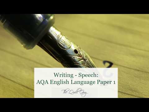 Speech: Year 9 English Language AQA