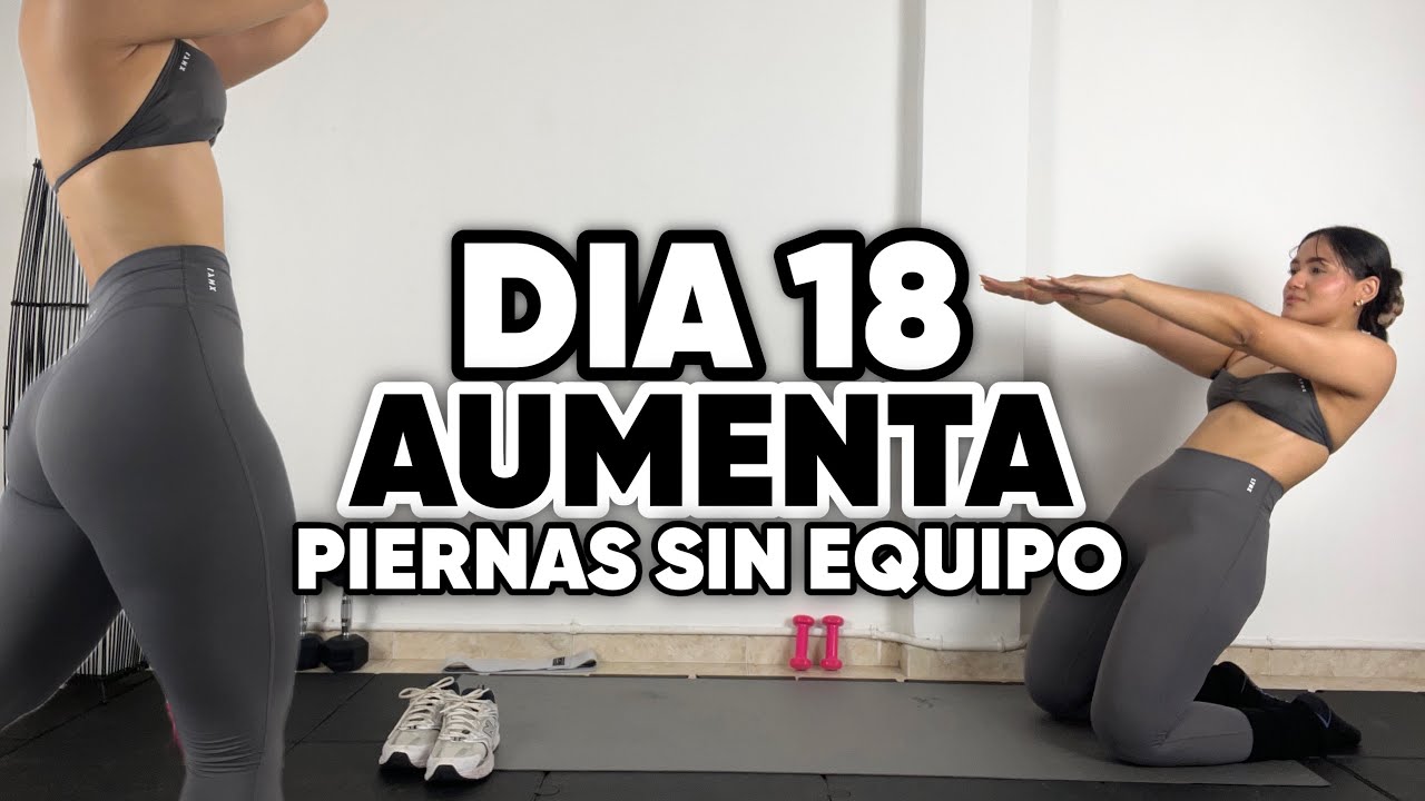 Rutina para AUMENTAR PIERNAS en casa rápidamente