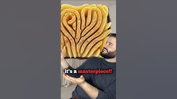 Beekeeper’s Mistake Led to This INSANE Honeycomb! 🐝🤯#fact#fun#bee#beekeeper#funfact