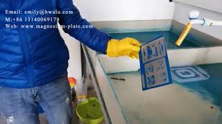 China Magnesium Plate Etching Process