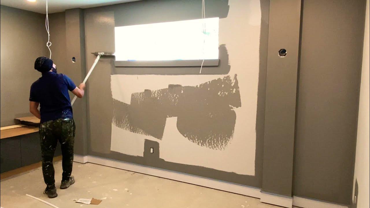 Painting with a 18 inches roller YouTube