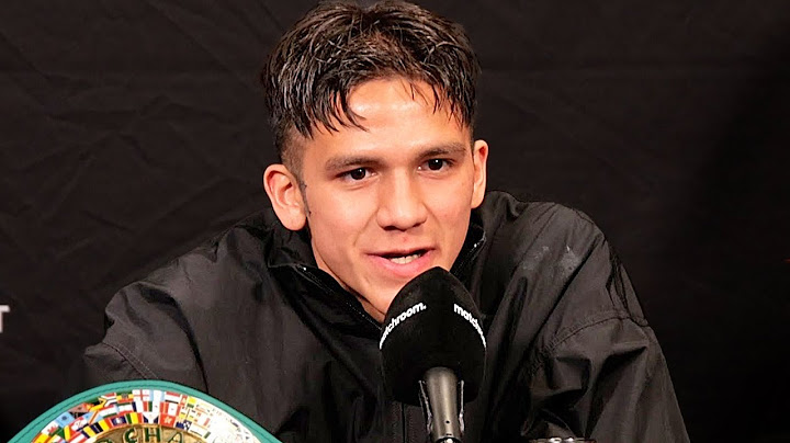 Bam Rodriguez FULL POST FIGHT PRESS CONFERENCE after KO of Pedro Guevara