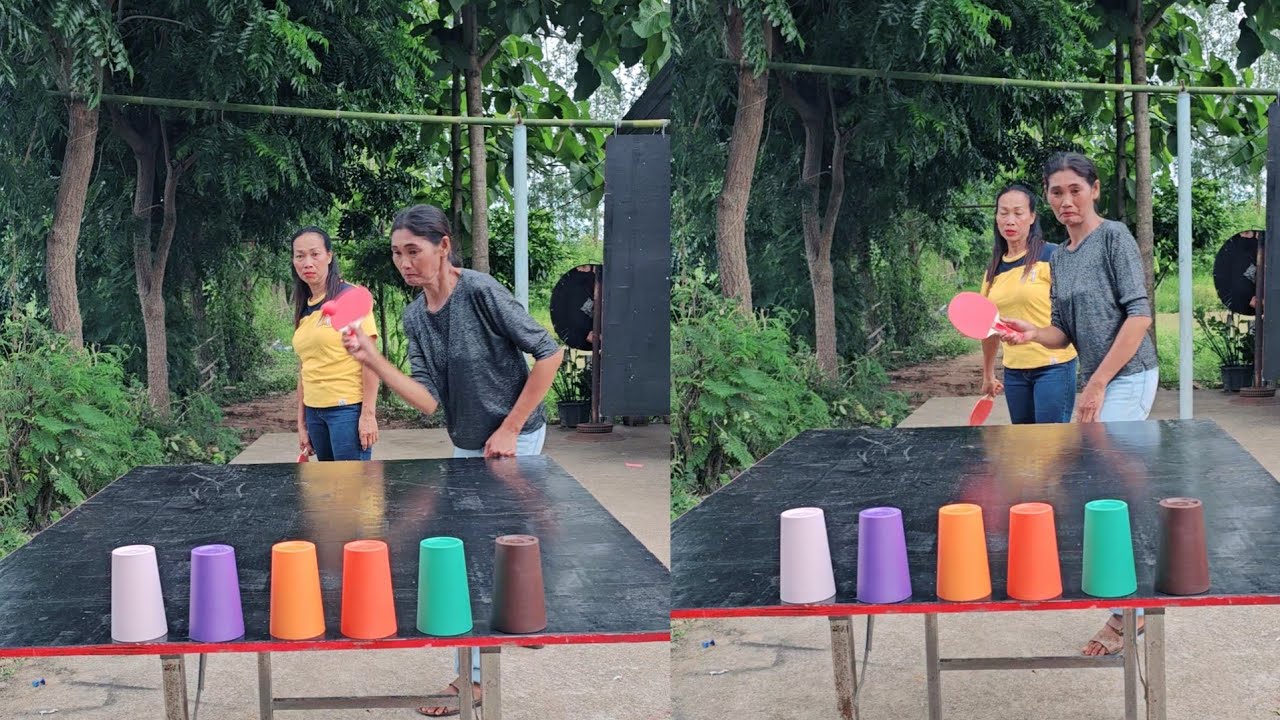 ตีปิงปองโดนแก้วไหนมีราวัลจ้า #ยายแปยายเลี่ยน