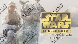Star Wars CCG sealed box opening Hoth Limited! Box break swccg