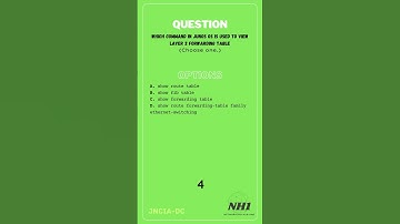 Q158 | JNCIA-DC | Module-3 - Ethernet Switching