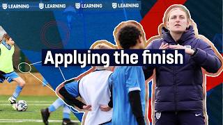 Applying the finish | Coaching session on receiving and finishing skills
