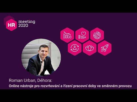 Roman Urban, Déhora: Rozvrhování a řízení pracovní doby v provozu