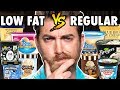 Low Fat vs. Regular Ice Cream Taste Test