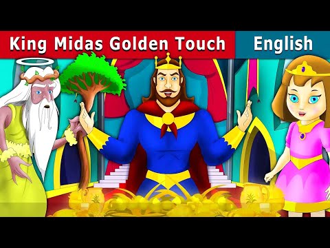 The Golden Touch Of Midas - Illustrated Moral Story For Children