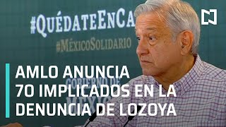 AMLO asegura que hay 70 implicados en la denuncia de Lozoya - En Punto