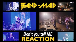 Brothers REACT to Band-Maid: Don't you tell ME (Live 2023)