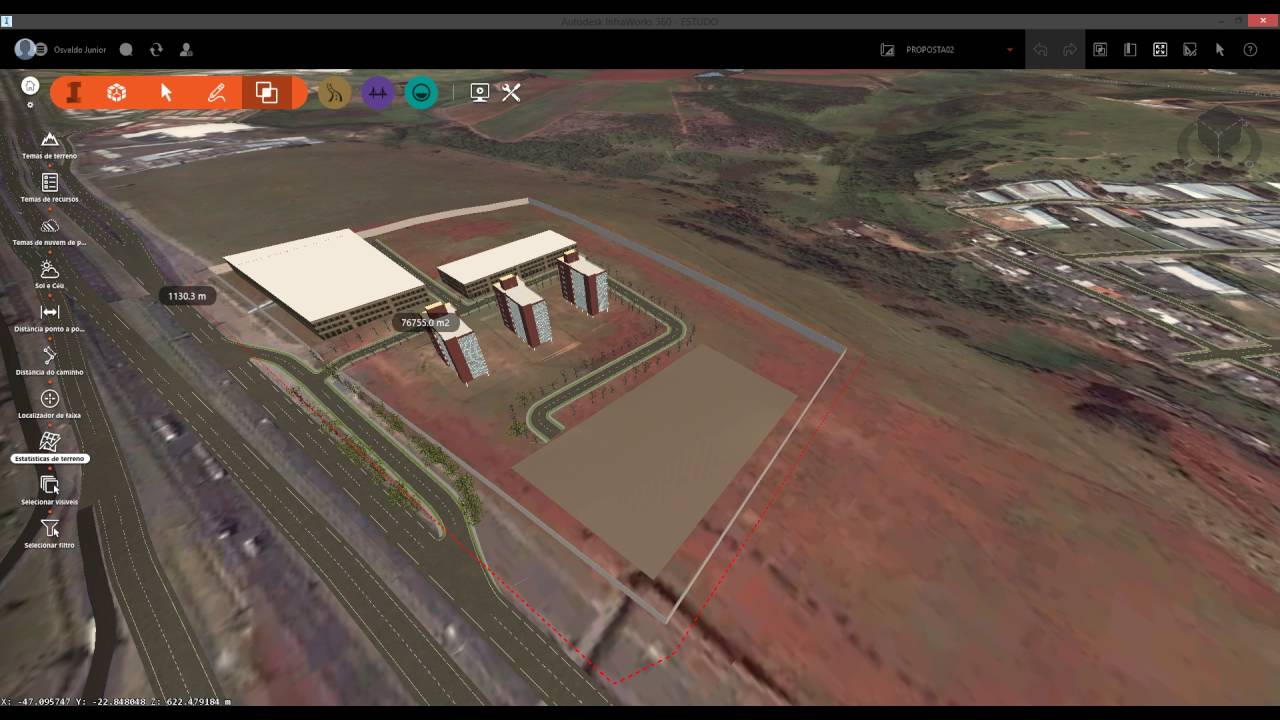 INFRAWORKS 360 - AULA 05 - VOLUME DE CORTE E ATERRO
