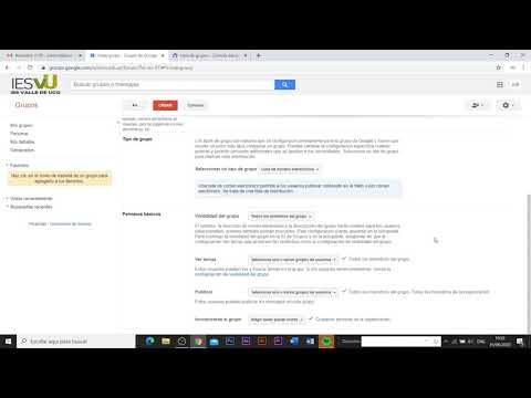 GRUPOS- GSuite- Creación de una lista de difusión de correos electrónicos