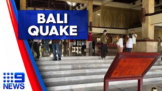 Bali holidaymakers have told of their panic after being rocked by a powerful earthquake.